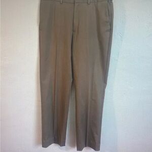Haggar Clothing Classic Fit Work To Weekend Brown Slacks